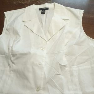 Sleeveless Button Down Size 12